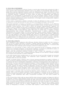 IL CICLO DELLA DIFFERENZA Incomincia con la collaborazione di