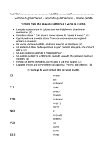 Grammatica, verbi