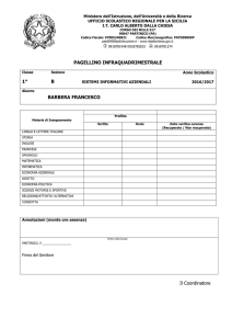 Pagella sostitutiva dell`originale (con Tot. Ore Ass.) (Voto Unico)