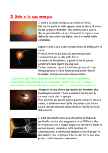Il Sole e la sua energia