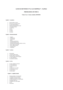 programma di fisica