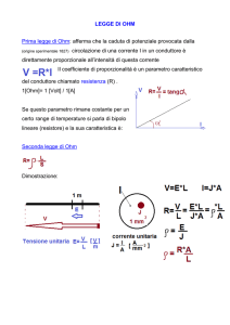 legge di Ohm - vfioraso.it
