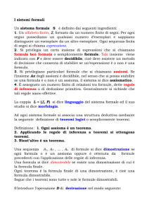 I sistemi formali