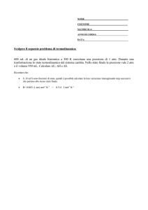 Prova scritta 19 luglio 2016