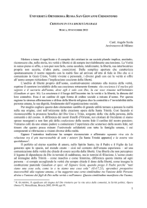 università ortodossa russa san giovanni crisostomo