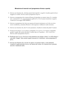Minestrone di esercizi