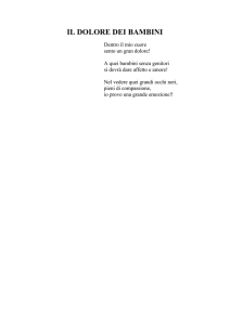 il dolore dei bambini - Carducci