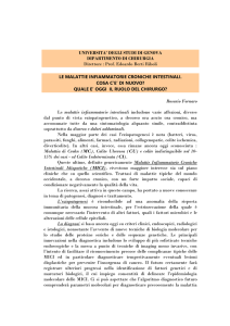 UNIVERSITA` DEGLI STUDI DI GENOVA DIPARTIMENTO DI