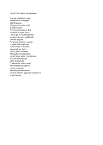 I PARTIGIANI di Nino Pedretti