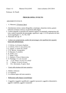 programma svolto