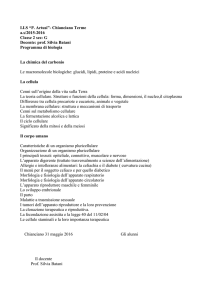 biologia - IIS Pellegrino Artusi