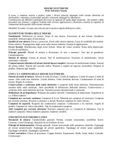 MISURE ELETTRICHE