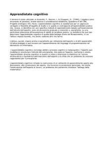 Apprendistato cognitivo - “C. Battisti” (Velletri)