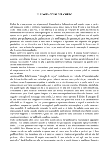 Il inguaggio del corpo - Psicologi Psicoterapeuti