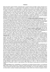 Il Nazismo Dopo la fine della 1a guerra mondiale, la Germania entrò