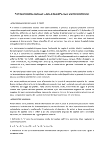 Parte 1g - Note su economia marxiana