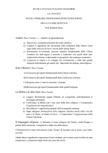SCUOLA STATALE ITALIANA DI MADRID A.S. 2014/2015 SCUOLA