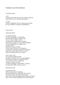 Traduzioni a cura di Ernesto Rizzato