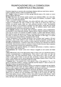 cosmologia scientifica e religiosa