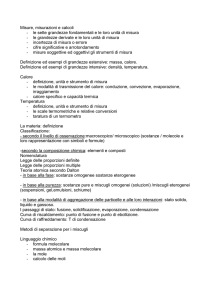 Misure, misurazioni e calcoli