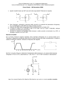 Corso di Elettronica I per C