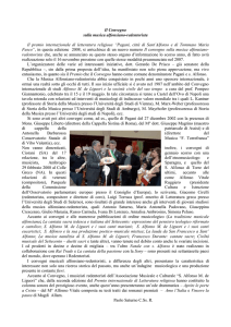 Convegno sulla musica alfonsiano-redentorista