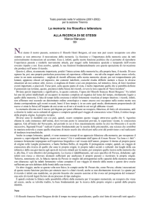 Alla ricerca di se stessi
