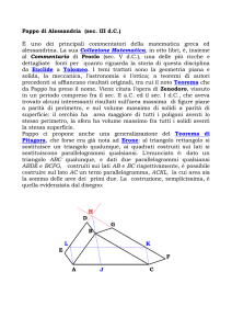 Pappo di Alessandria - Dipartimento di Matematica