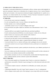 E` VERO O NON E` VERO CHE LE UOVA