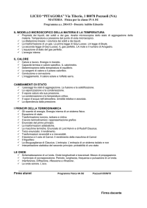 MATERIA Fisica per la classe IVA SU