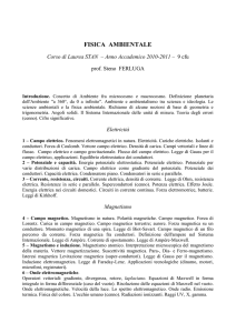 fisica ambientale