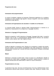 Programma del corso