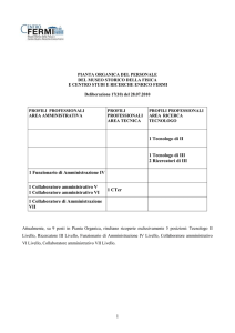 Pianta Organica - Gazzetta Amministrativa