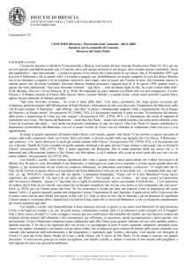 Comunicato n°22 - Parrocchia S. Andrea