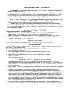 Vaccinazione antipoliomielitica