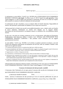 Scarica la liberatoria per il trattamento dei dati