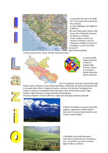 Il Lazio - profgraziano.it