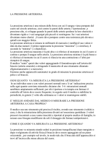 la pressione arteriosa
