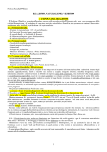 realismo, naturalismo, verismo