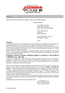 Erogazione diretta farmaci oppiacei pazienti in ADI profiloD Ott2004