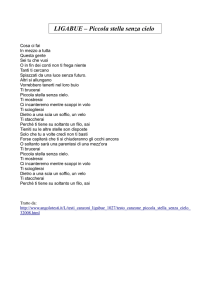 Il testo della canzone