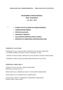 programma di cardiochirurgia
