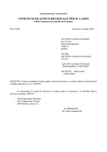 MINISTERO DELL`ISTRUZIONE