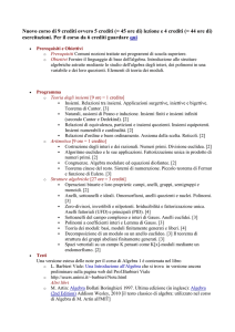 Programma Algebra 1