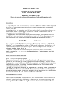 Reticolo di diffrazione