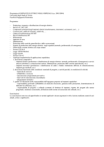 Programma di IMPIANTI ELETTRICI NEGLI OSPEDALI (a