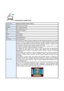 Associazione Joseph onlus - Comune Di Montecchio Maggiore
