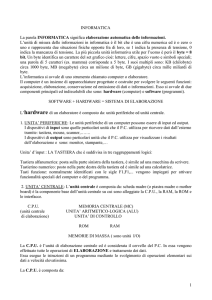 appunti informatica