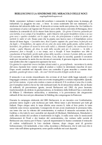 berlusconi e la sindrome del miracolo delle noci