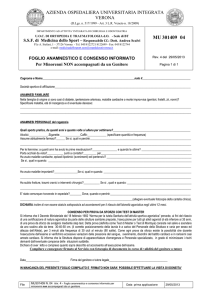 MU 04 rev. 4 Foglio Anamnestico e Consenso Informato